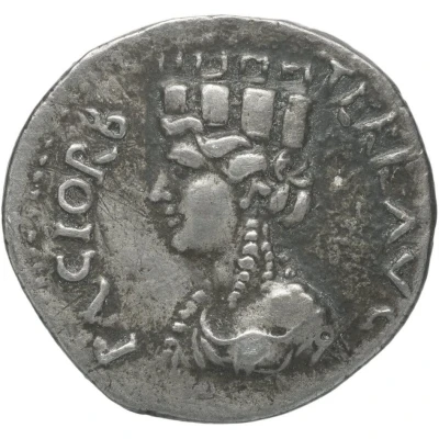 Denarius - Vespasian PACI ORB TERR AVG back