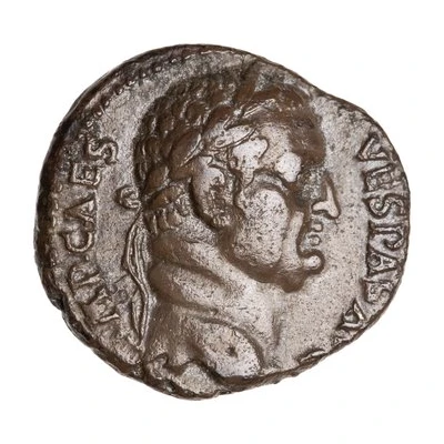 Denarius - Vespasian PACI ORB TERR AVG front