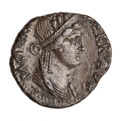 Denarius - Vespasian PACI ORB TERR AVG back