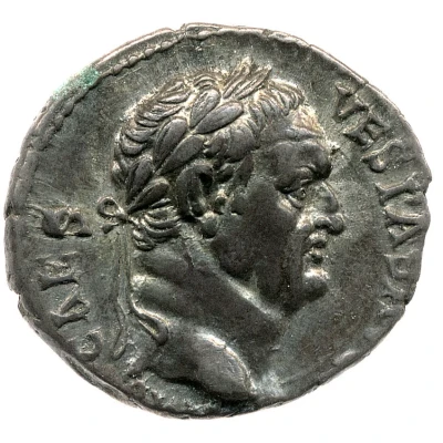 Denarius - Vespasian PACI ORB TERR AVG front