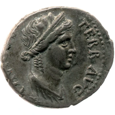 Denarius - Vespasian PACI ORB TERR AVG back