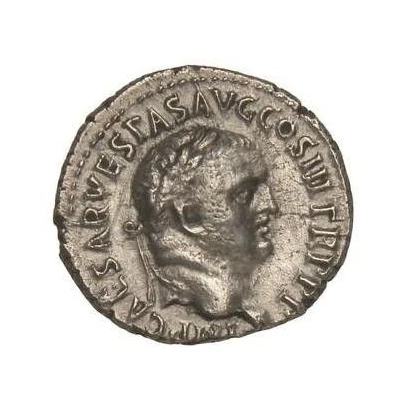 Denarius - Vespasian PACI ORB TERR AVG front