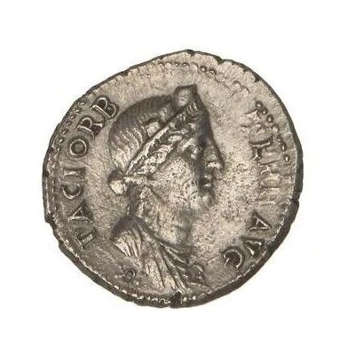 Denarius - Vespasian PACI ORB TERR AVG back