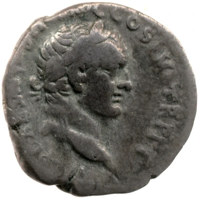 Denarius - Vespasian PACI ORB TERR AVG front