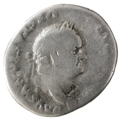Denarius - Vespasian PON MAX TR P COS VI; Securitas front