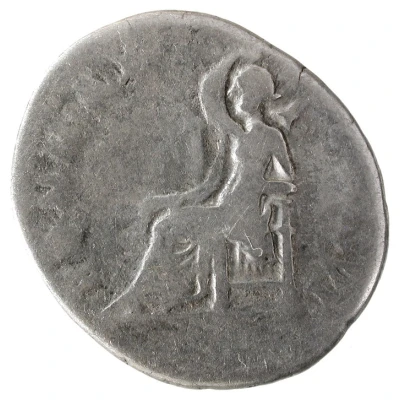 Denarius - Vespasian PON MAX TR P COS VI; Securitas back