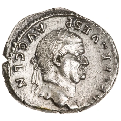 Denarius - Vespasian PONTIF MAXIM front