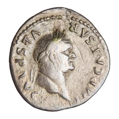 Denarius - Vespasian PONTIF MAXIM front