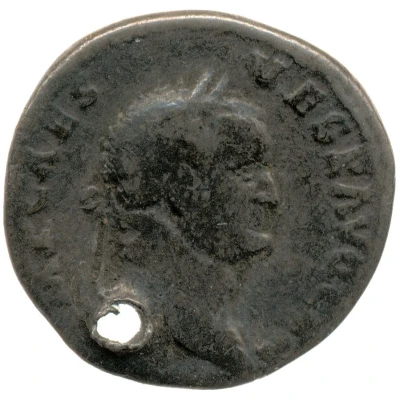 Denarius - Vespasian S P Q R front