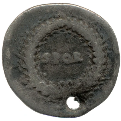 Denarius - Vespasian S P Q R back