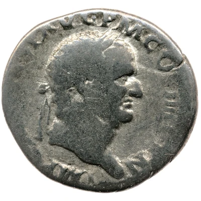Denarius - Vespasian S P Q R front