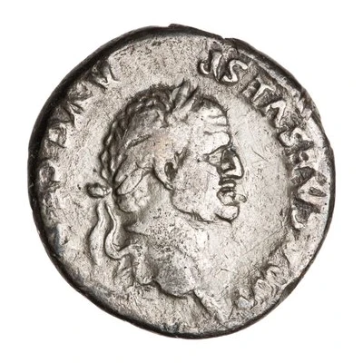 Denarius - Vespasian S P Q R front