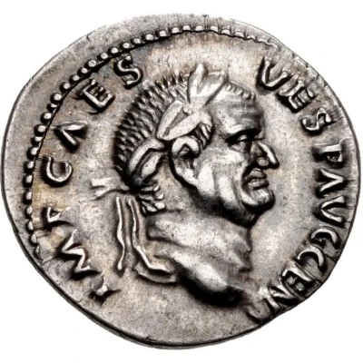 Denarius - Vespasian SALVS AVG; Salus front