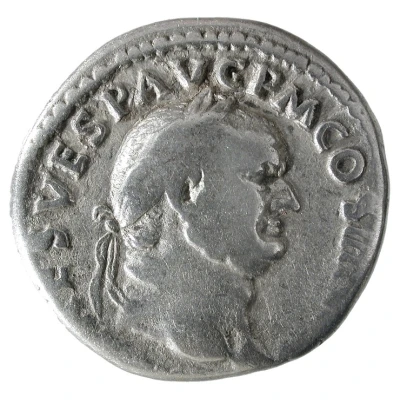 Denarius - Vespasian SALVS AVG; Salus front