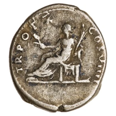 Denarius - Vespasian TR POT X COS VIIII; Ceres back