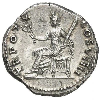 Denarius - Vespasian TR POT X COS VIIII; Ceres back