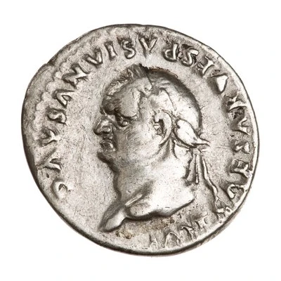 Denarius - Vespasian TR POT X COS VIIII front