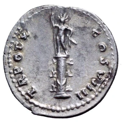Denarius - Vespasian TR POT X COS VIIII back