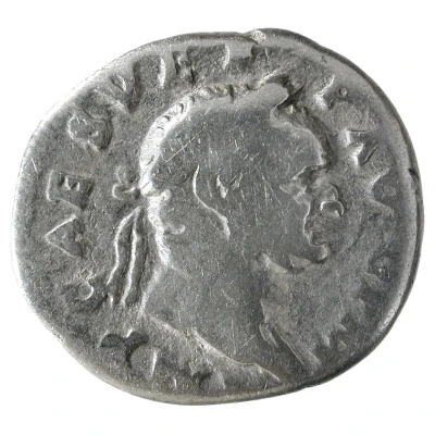 Denarius - Vespasian TRI POT II COS III P P; Pax front