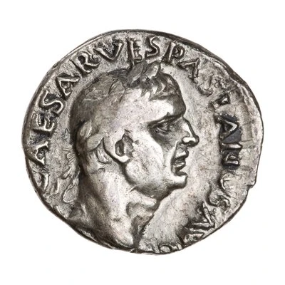 Denarius - Vespasian, Titus, and Domitian TITVS ET DOMITIANVS PRINC IVVEN front