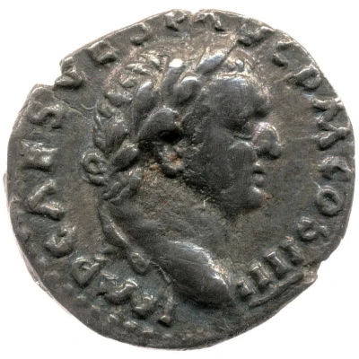 Denarius - Vespasian front