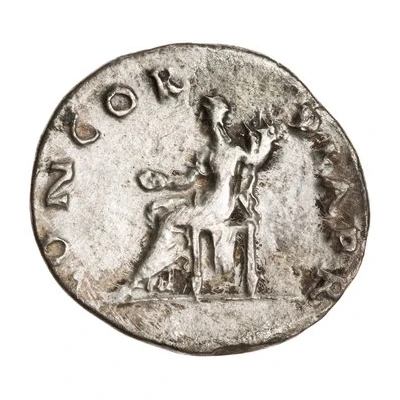 Denarius - Vitellius CONCORDIA P R; Concordia back