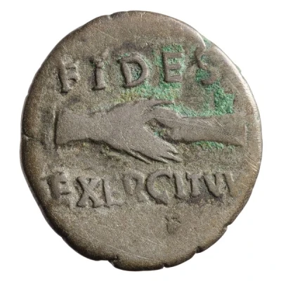 Denarius - Vitellius FIDES EXERCITVVM back
