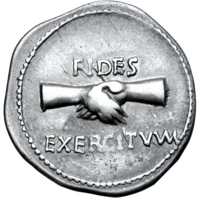 Denarius - Vitellius FIDES EXERCITVVM back