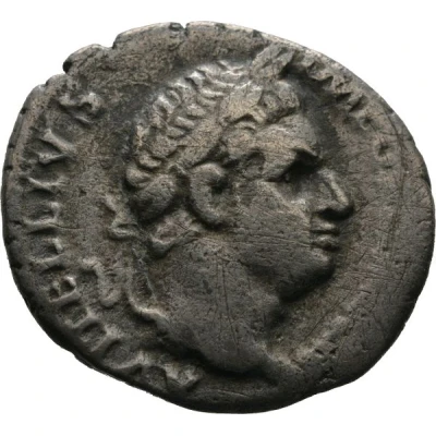 Denarius - Vitellius I O MAX CAPITOLINVS; Jupiter front
