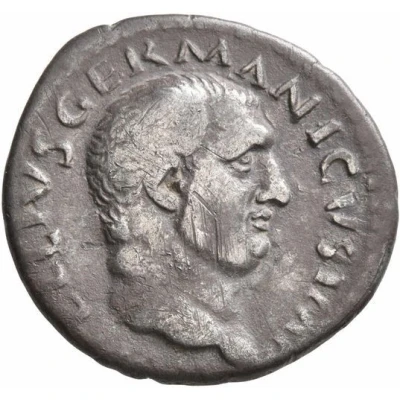 Denarius - Vitellius S P Q R OB C S front