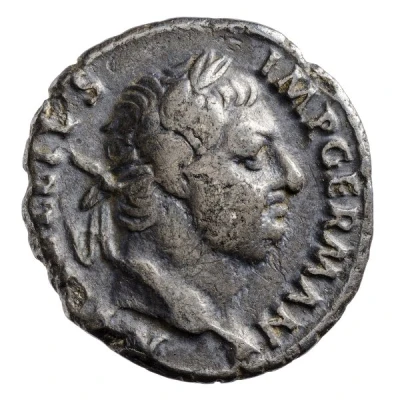 Denarius - Vitellius VESTA P R QVIRITIVM; Vesta front