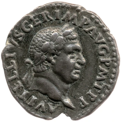Denarius - Vitellius VICTORIA AVGVSTI; Victory front
