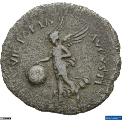 Denarius - Vitellius VICTORIA AVGVSTI; Victory back