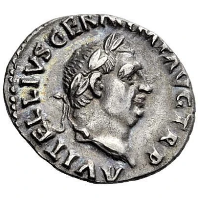 Denarius - Vitellius and Lucius Vitellius Pater L VITELLIVS COS III CENSOR front