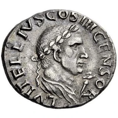 Denarius - Vitellius and Lucius Vitellius Pater L VITELLIVS COS III CENSOR back