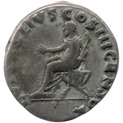 Denarius - Vitellius and Lucius Vitellius Pater L VITELLIVS COS III CENSOR back