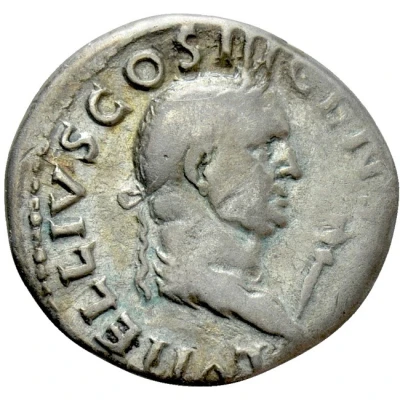 Denarius - Vitellius and Lucius Vitellius Pater L VITELLIVS COS III CENSOR back