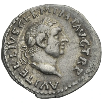 Denarius - Vitellius and Lucius Vitellius Pater L VITELLIVS COS III CENSOR front