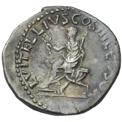 Denarius - Vitellius and Lucius Vitellius Pater L VITELLIVS COS III CENSOR back