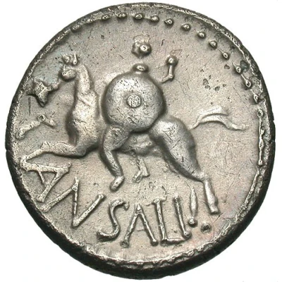 Denarius 50 BC - 1 BC back