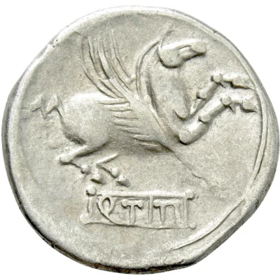 Denarius 75 BC - 1 BC back