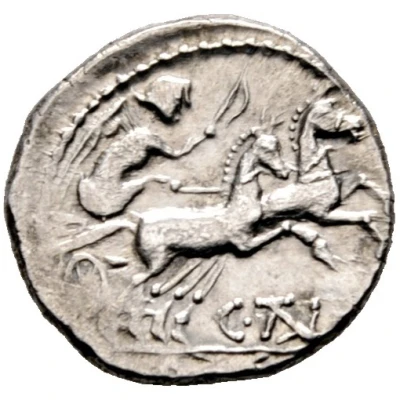 Denarius 154 BC - 1 BC back