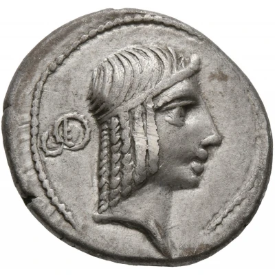 Denarius 61 BC - 1 BC front