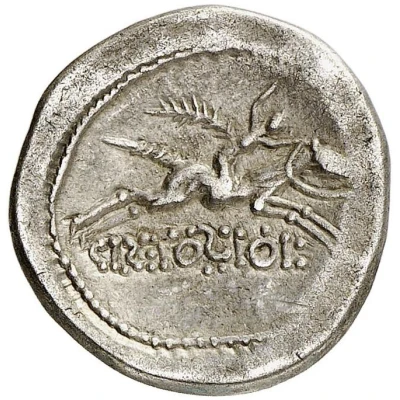 Denarius 100 BC - 1 BC back