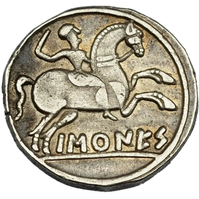 Denarius 125 BC - 101 BC back