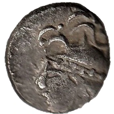 Denier à la tête casquée EFE 90 BC - 10 BC front