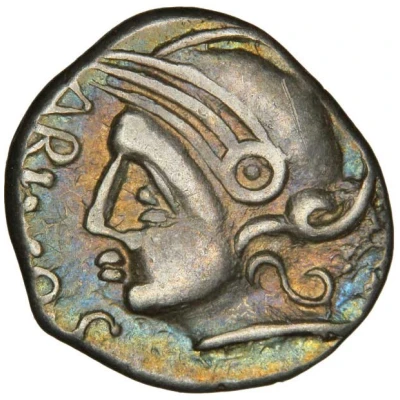 Denier ARIVOS / SANTONO 60 BC - 50 BC front