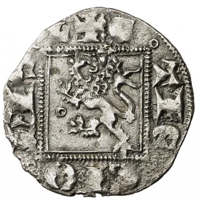 Denier - Alfonso XI Leon ND back