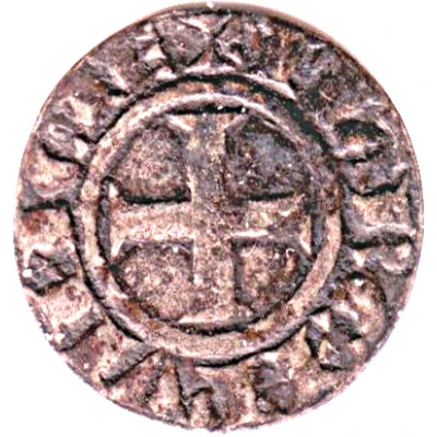 Denier - Alphonse of Poitiers ND back