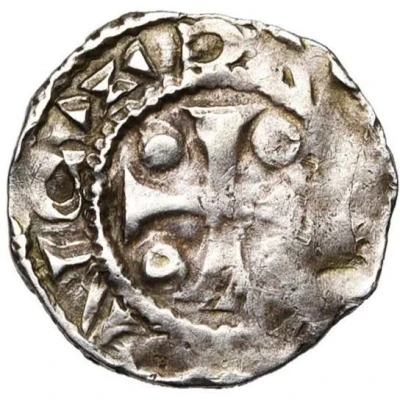 Denier - Arnulf II or Baldwin IV ND back